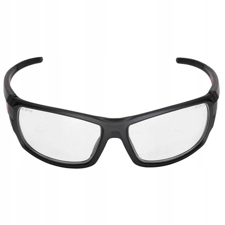 Okulary ochronne bezbarwne premium Milwaukee Bhp robocze regulowany