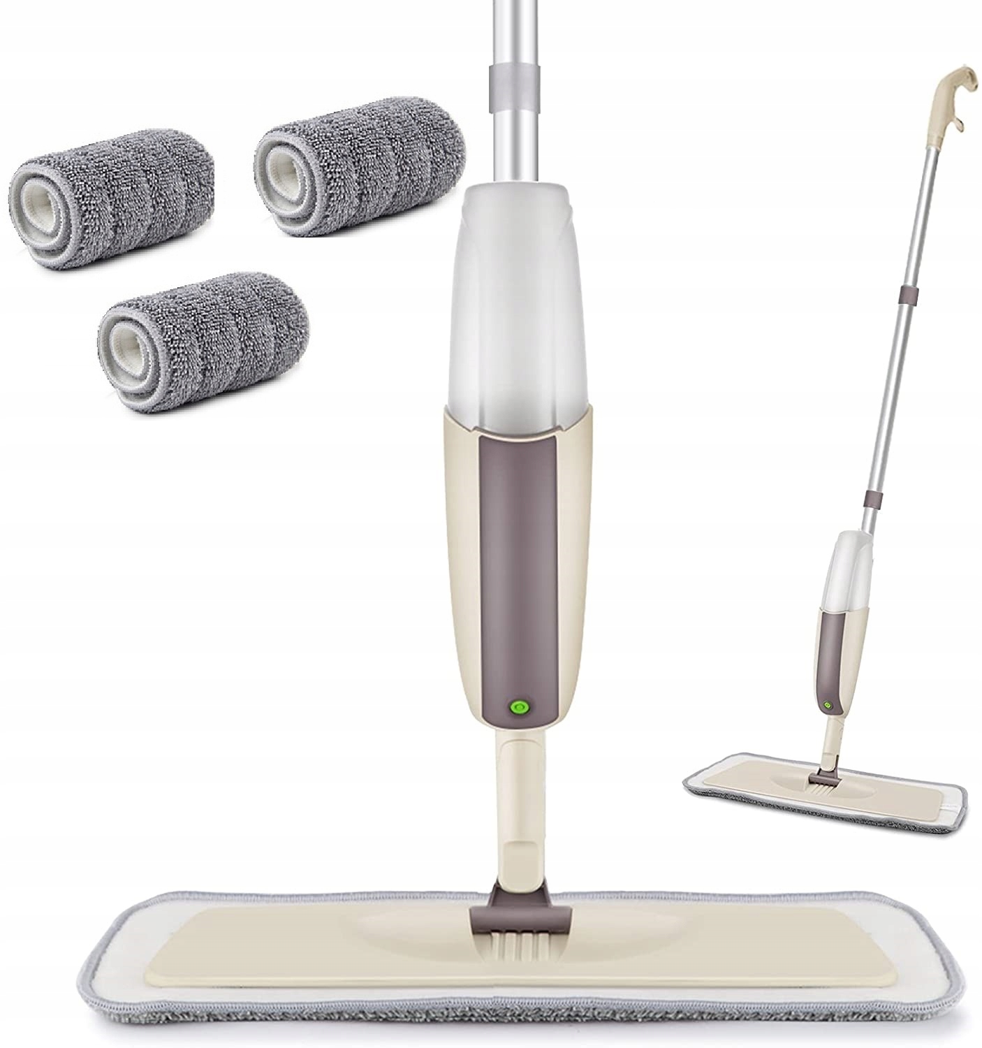 

Mop Płaski Ze Spryskiwaczem Spraymop 3x Mikrofibra