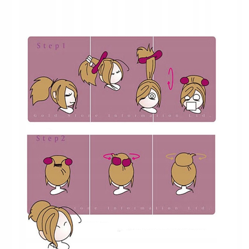 ZESTAW WYPEŁNIACZ DO KOKA HAIRIGAMI TWISTER 4 SZT Marka Bibelocik