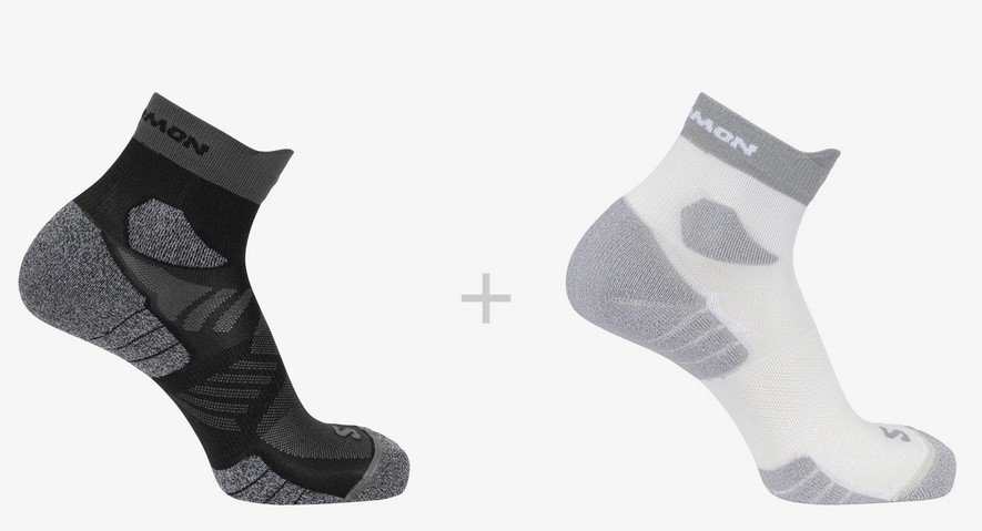 Salomon Skarpety Aero Ankle Biegi Trening Bieganie Lekkie 2 Pary M 39-41