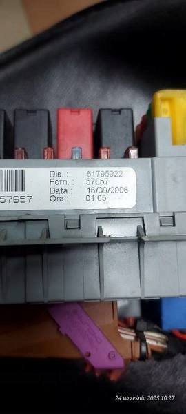 Module fusibles 51795922 FIAT IDEA