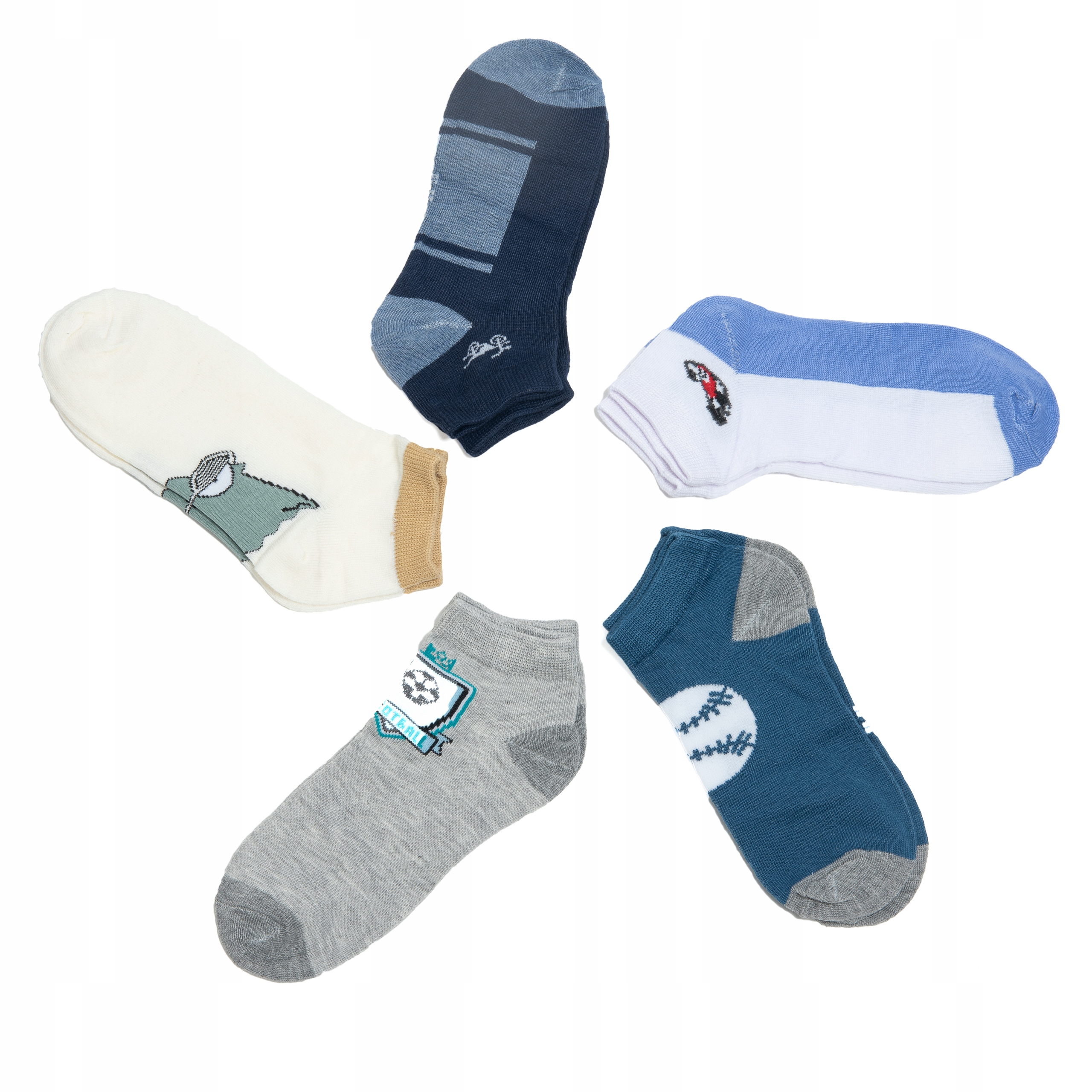 

Skarpetki Stopki Chłopięce Kids Socks 5 Par 35-38