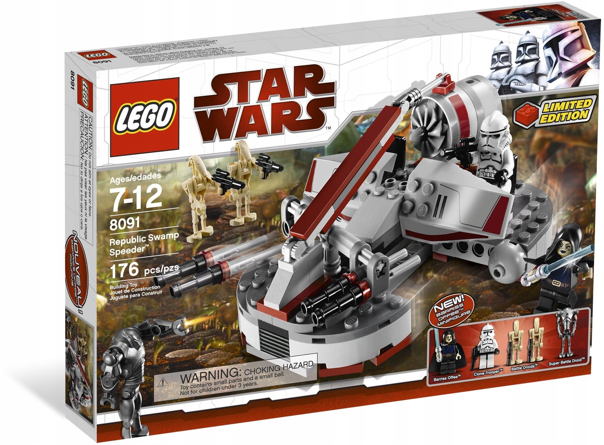 Lego Star Wars 8091 Republic Swamp Speeder Nové