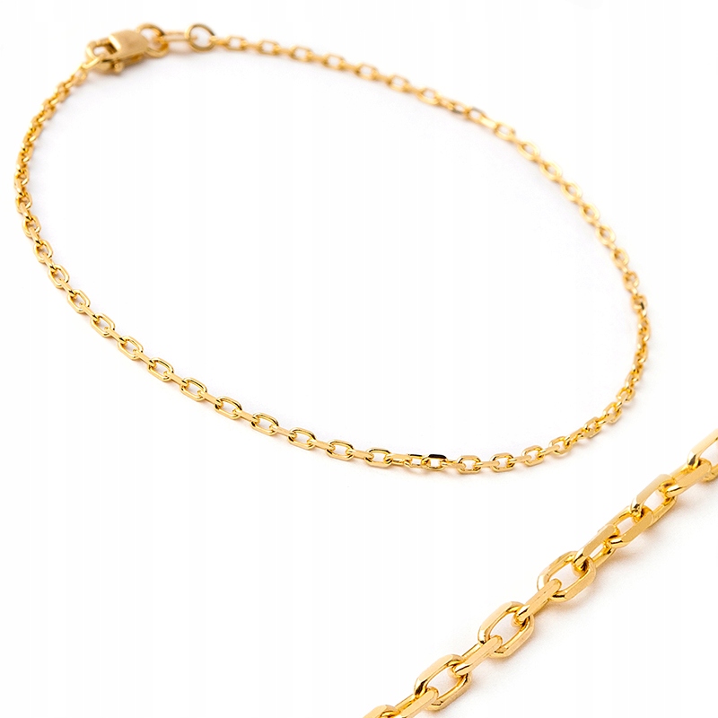 

Bransoletka Damska Złota Pełny Ankier 1.7 MM 14KR