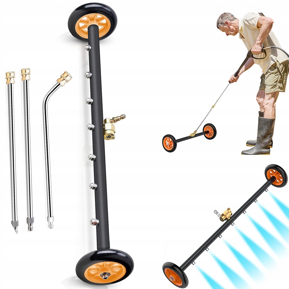 Vysokotlaká Myčka Pro Čištění Podvozku Rychlospojka 1/4" 7 Trysek