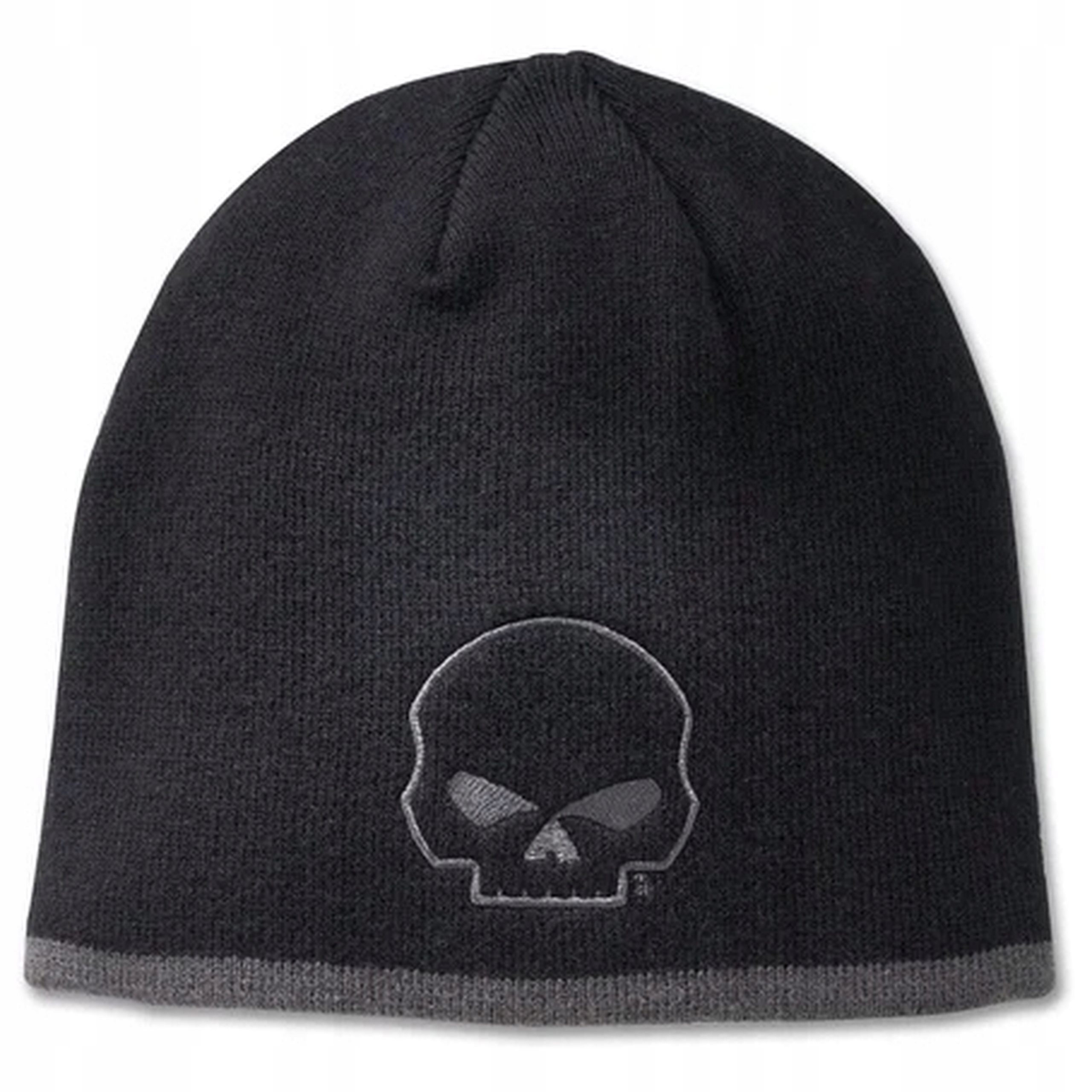 Čepice Harley Davidson Willie G Skull Knit Beanie Black Beauty