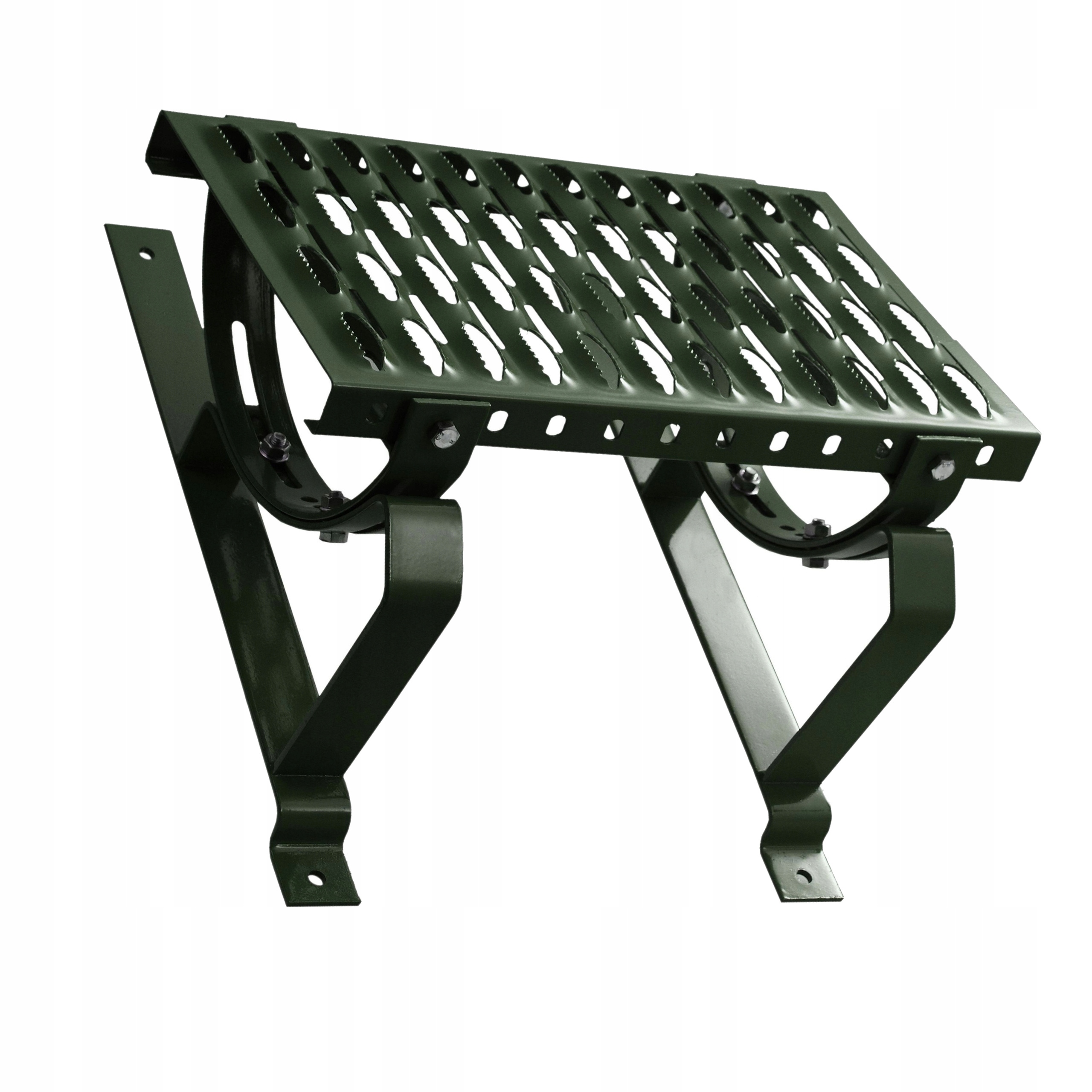 Ława kominiarska 80cm do blachodachówki moduł 350/20 Ciemnozielona RAL6020
