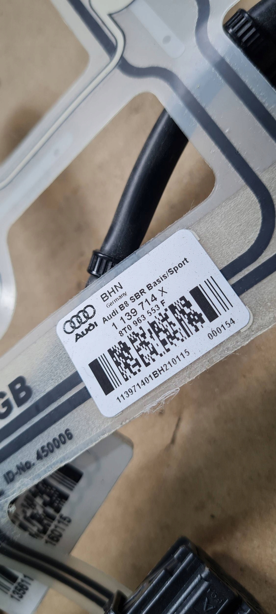 A5 8T LIFT sensor ZAJETOSCI seat front 8T0963553F A4 B8