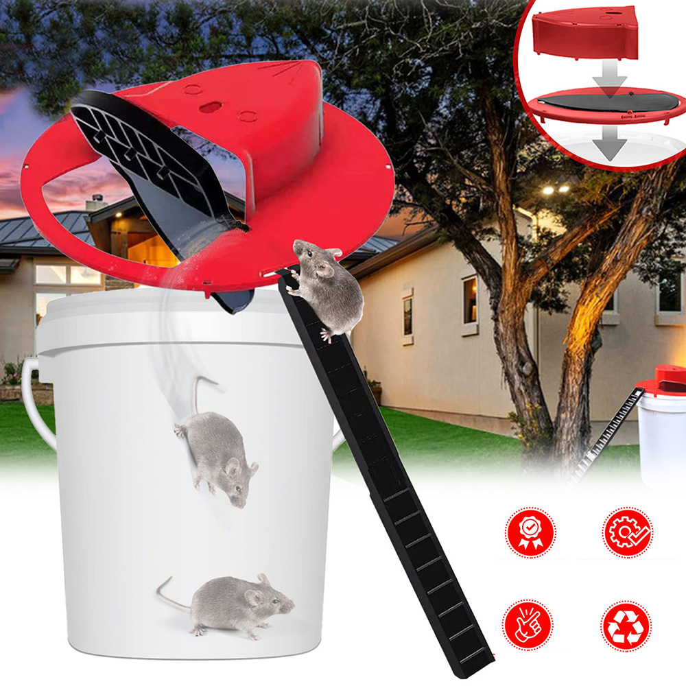 Past na myši Krysy Bezpečná Živolovná Past Na Kbelík Chytač Hlodavců