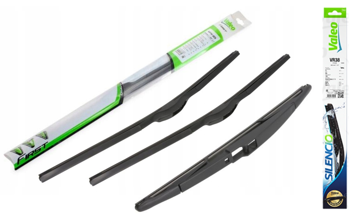 KPL 3X WYCIERACZKI VALEO PRZÓD + TYŁ COROLLA E21