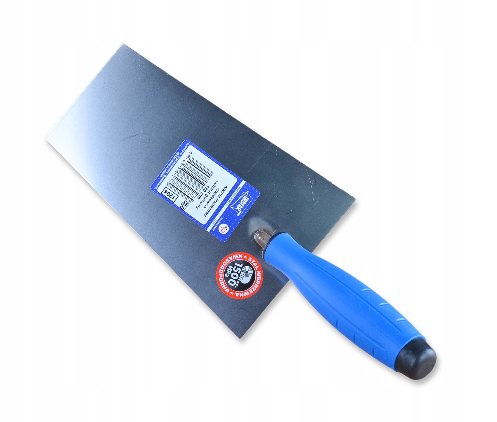 KIELNIA TRAPEZOWA NIERDZEWNA 180 MM UCHWYT GUMOWY POLSKA PRODUKCJA