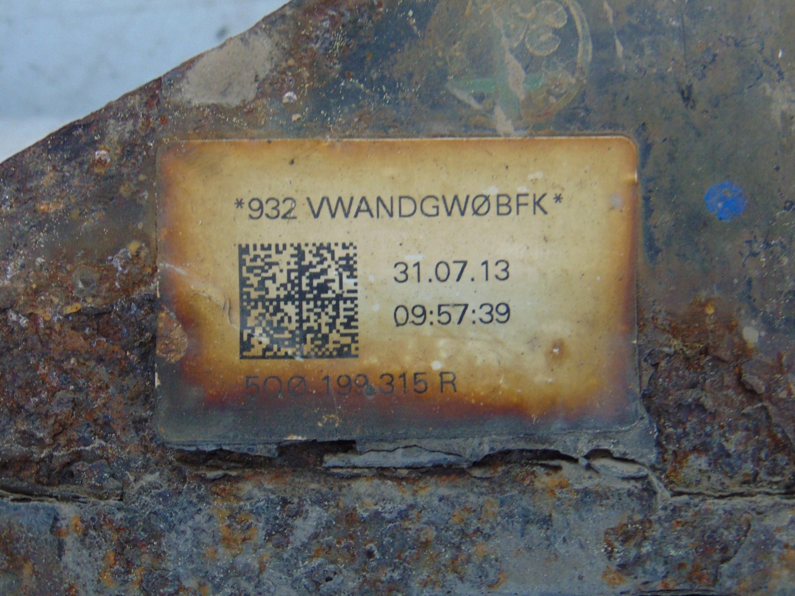 axle beam axle beam subframe front 5Q0199315R VW GOLF VII LEON III 1.6