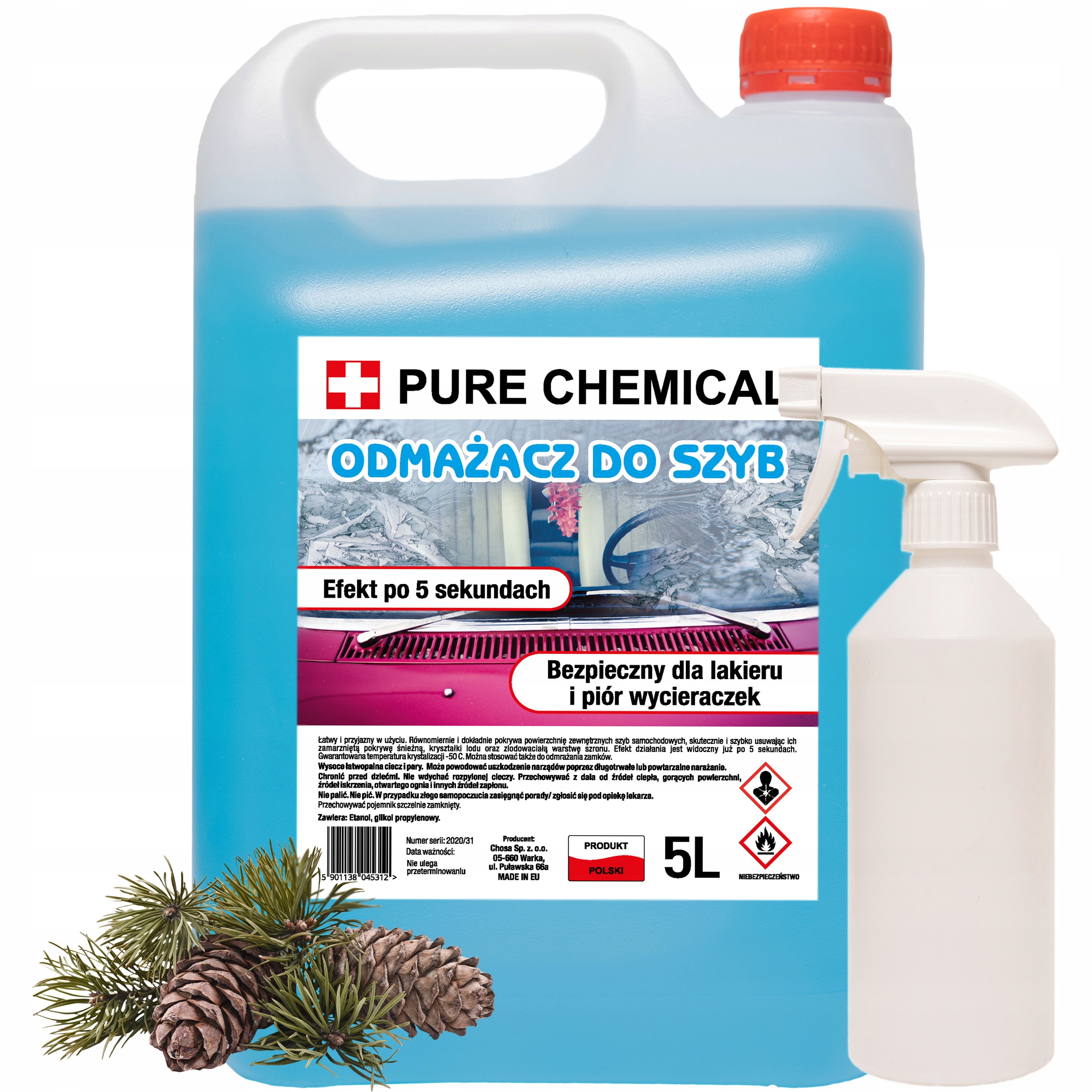 

Odmrażacz Do Szyb Mocny 5L Pure Chemical