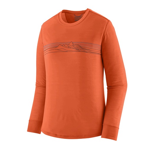 Bielizna długi rękaw Patagonia Long-sleeves Women pomarańczowy r. Xs