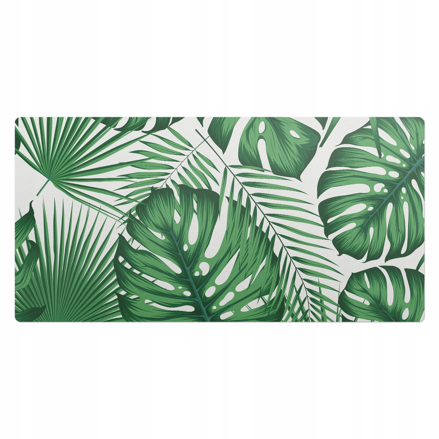 Podložka na psací stůl pro grafiky a designéry Zelená džungle 100x50 cm