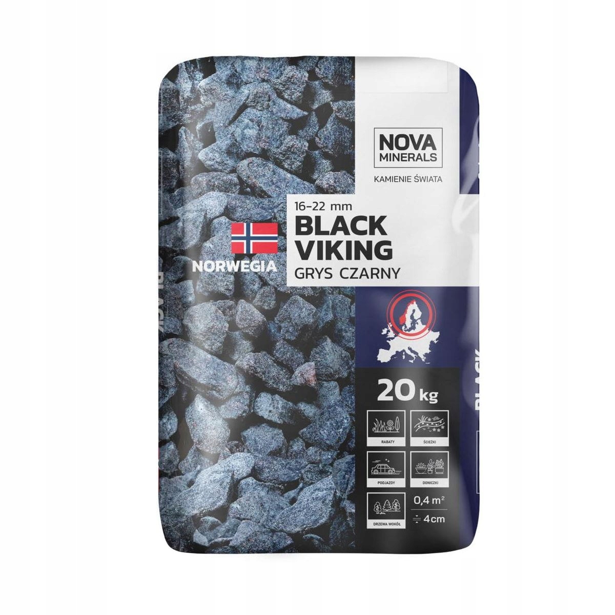 

Grys Czarny Black Viking (16-22) 20KG