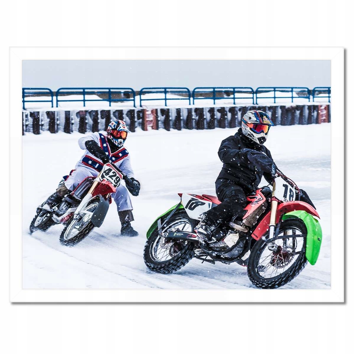 Plakáty v rámu 40x30 Motocykl Motorky Dvě kola