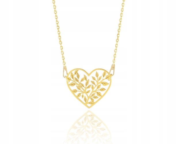 

Naszyjnik serce Drzewo Szczęścia Celebrytka srebro