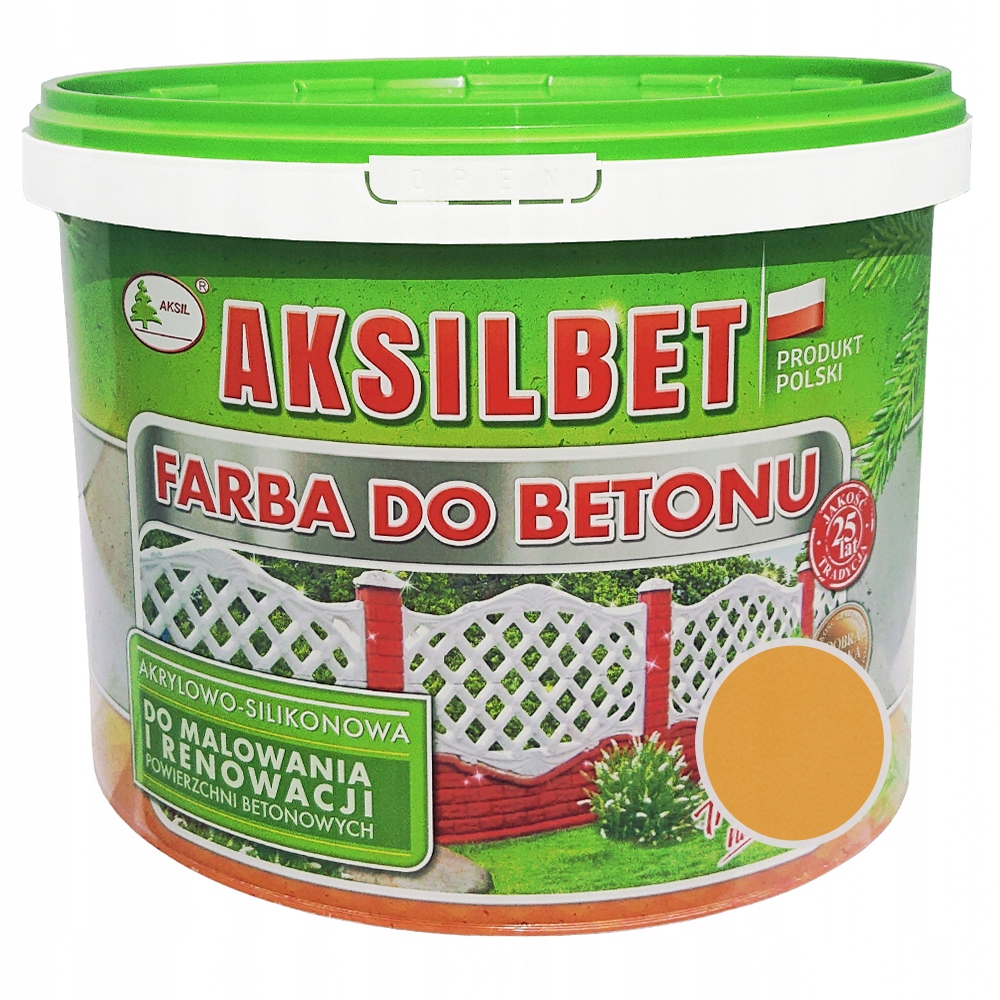 

Farba do betonu Aksilbet Żółty 1L