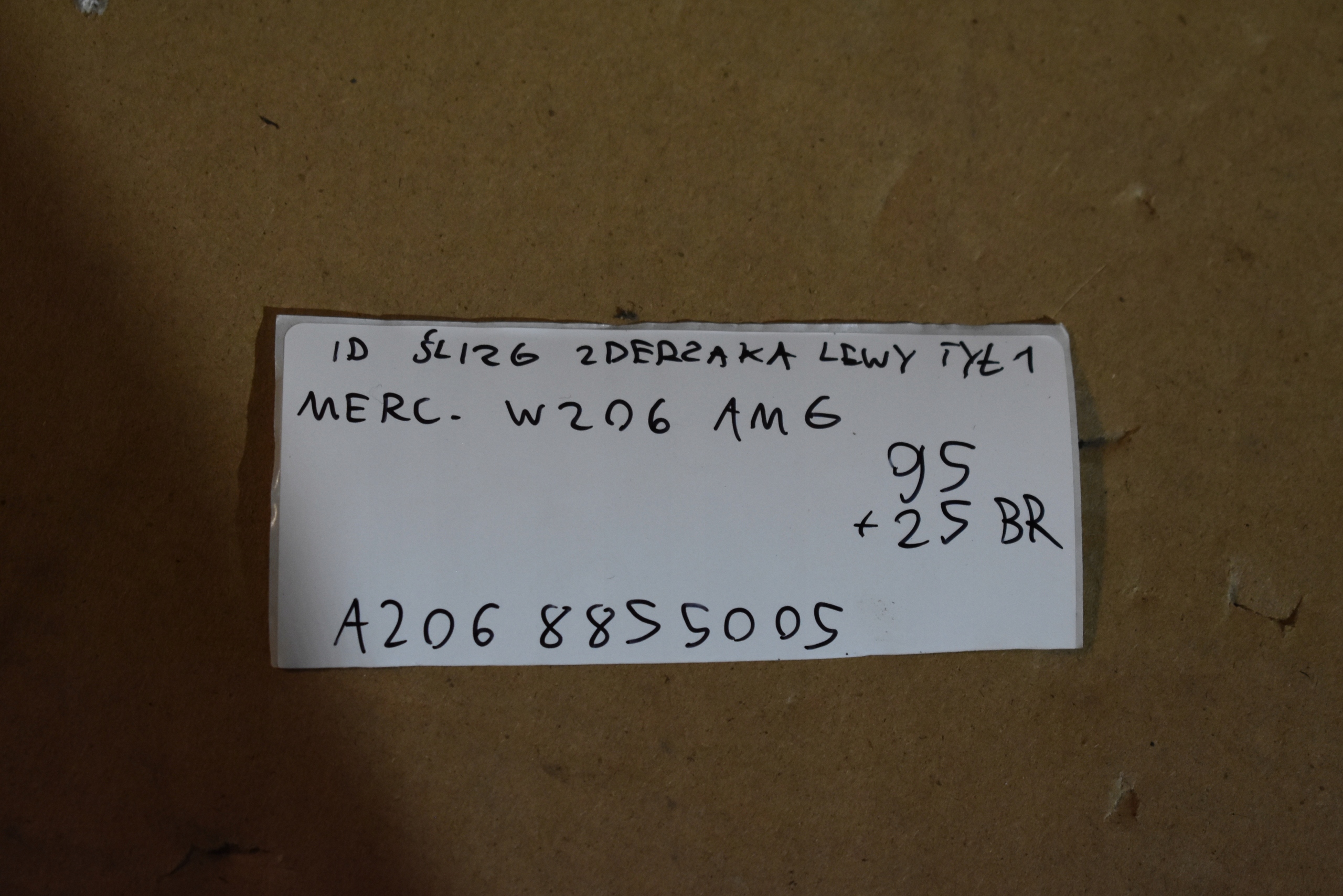 IDEALNY bumper bracket left rear part MERCEDES W206 AMG 1
