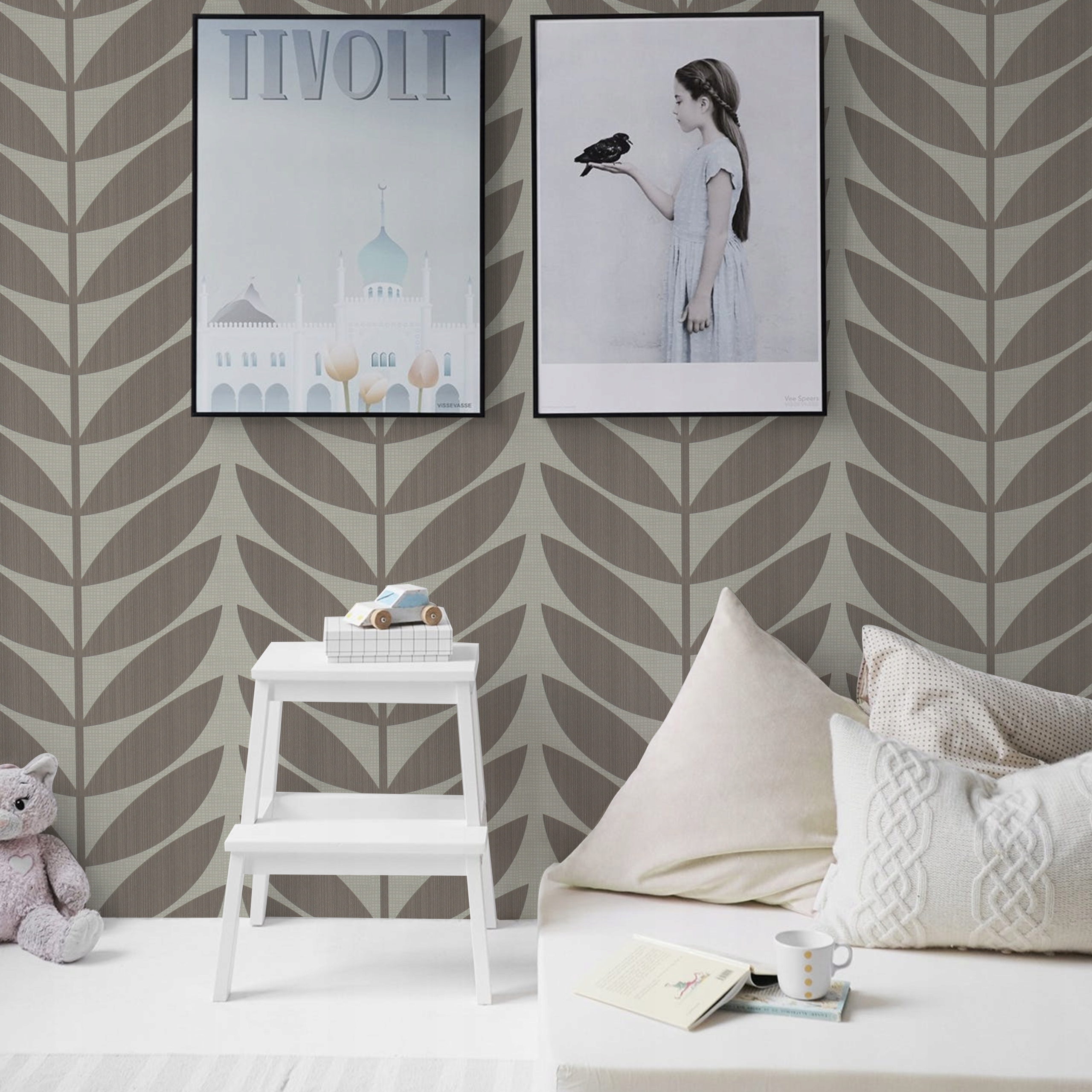 TAPETA NA ŚCIANĘ BOHO BRĄZY I BEŻE 5,2M2 ROLKA Rodzaj flizelinowa