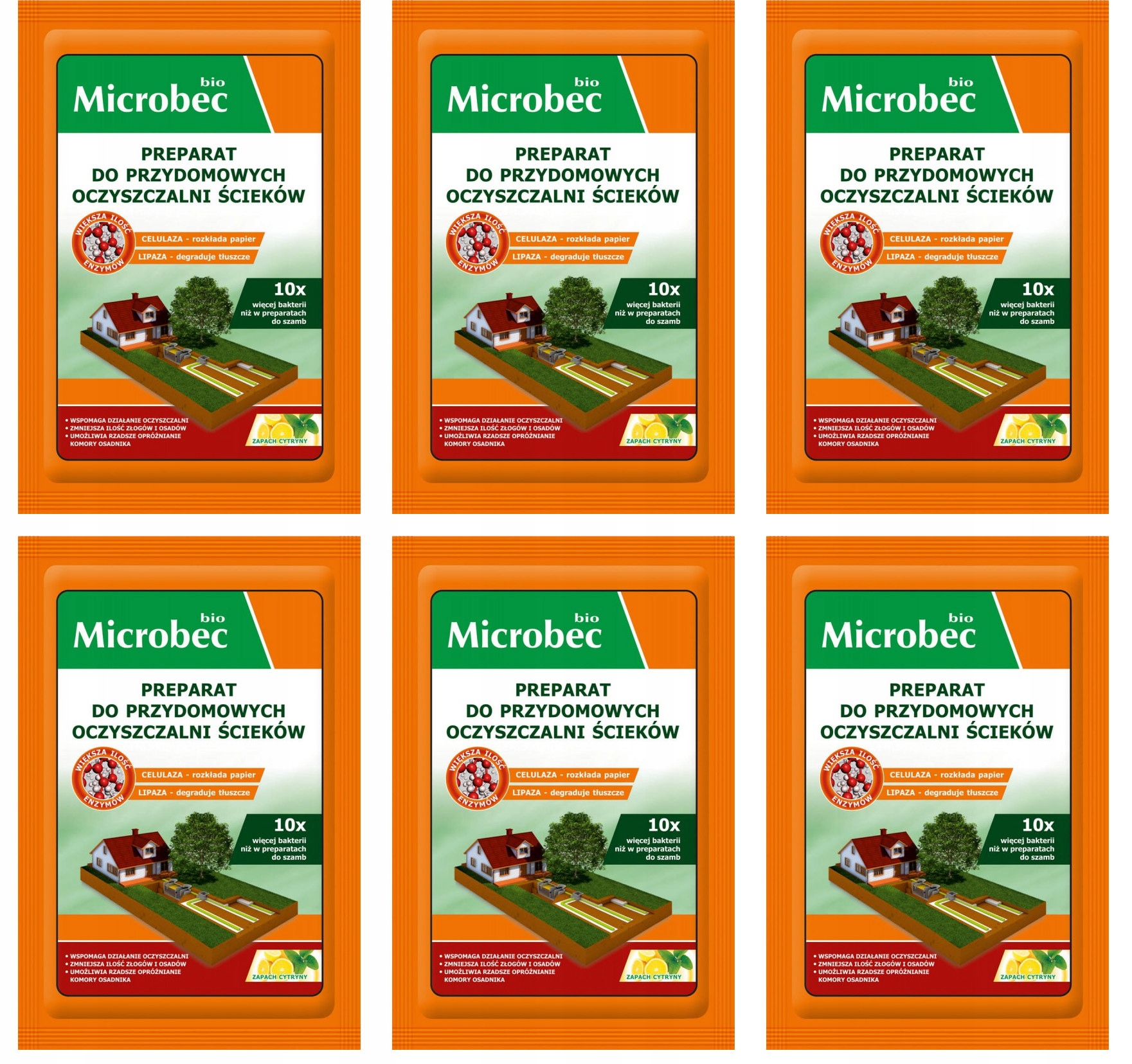 

Microbec Bio Aktywator Do Szamba Saszetka 6x35g