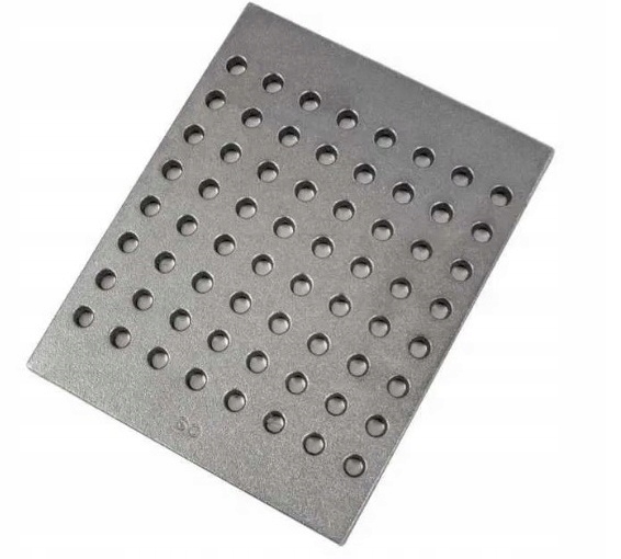 Železný Rošt děrovaný Rošt do krbu Krbový Pevný 38x35