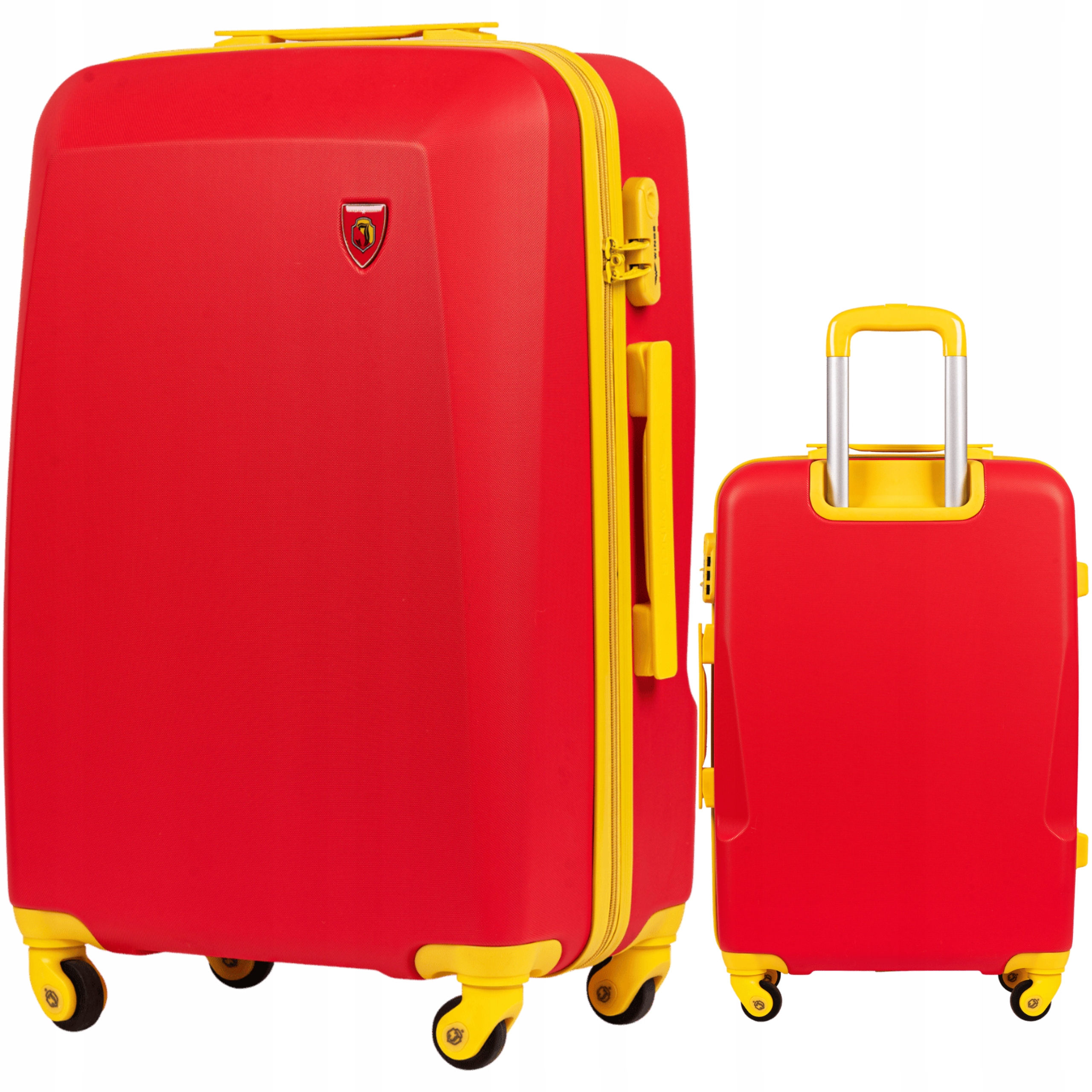 Cestovní kufr XL na 4 kolečkách Wings Jagiellonia Registrované zavazadlo Abs+