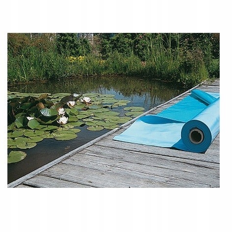 FOLIA BASENOWA CZARNA MARMA AKWEN DO OCZEK WODNYCH 6x9m Szerokość 6 m