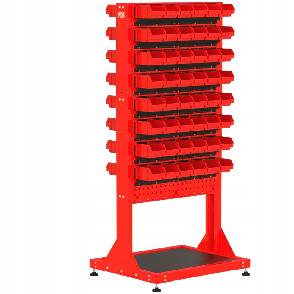 ST 70-23-P2 Stojak Narzędziowy w zestawie z listwa Kolor czerwony