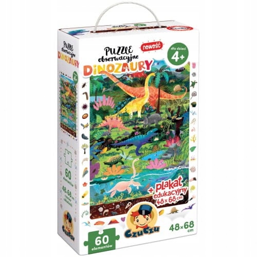 

Puzzle obserwacyjne Dinozaury