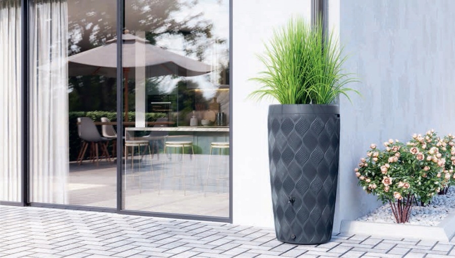 Zbiornik na deszczówkę Flow 240l | Ciemny brąz — 3