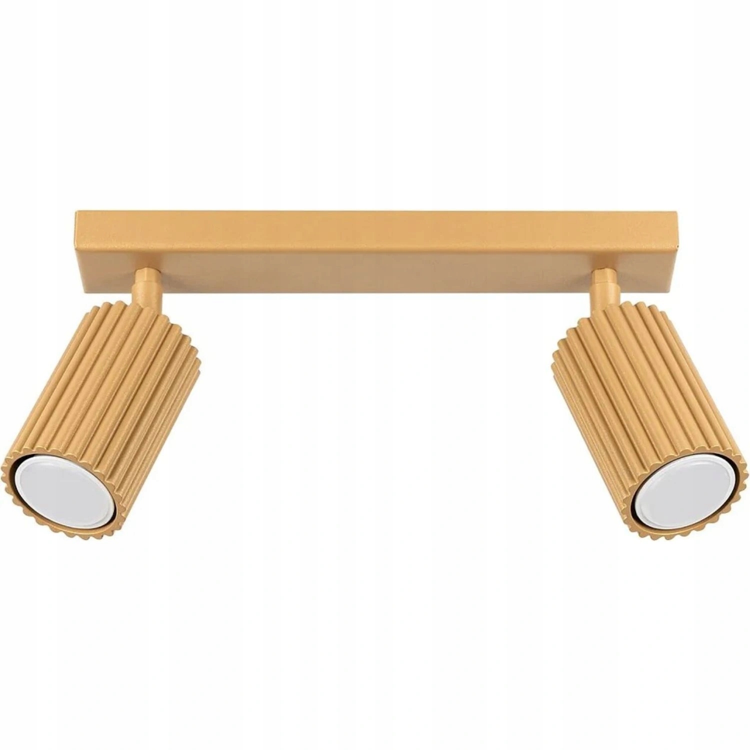 Moderná stropná lampa Nice Lamps Gleam 2 zlatá hliníková nástenná