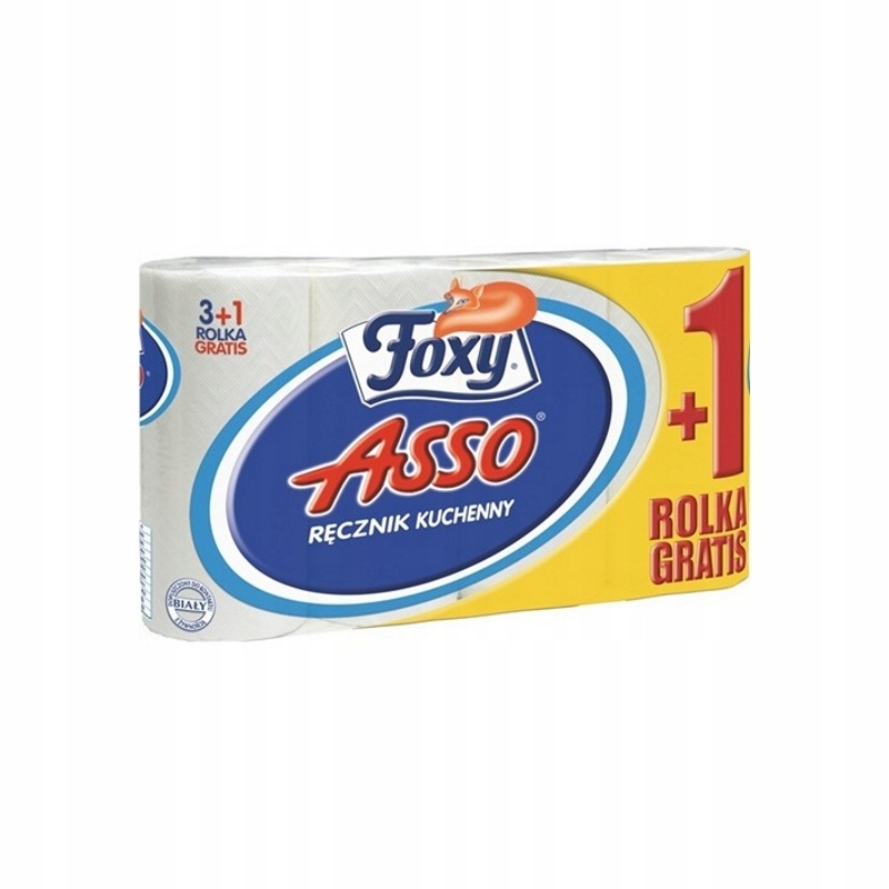 

Foxy Asso Ręcznik kuchenny, 2-warstwy x4 rolki