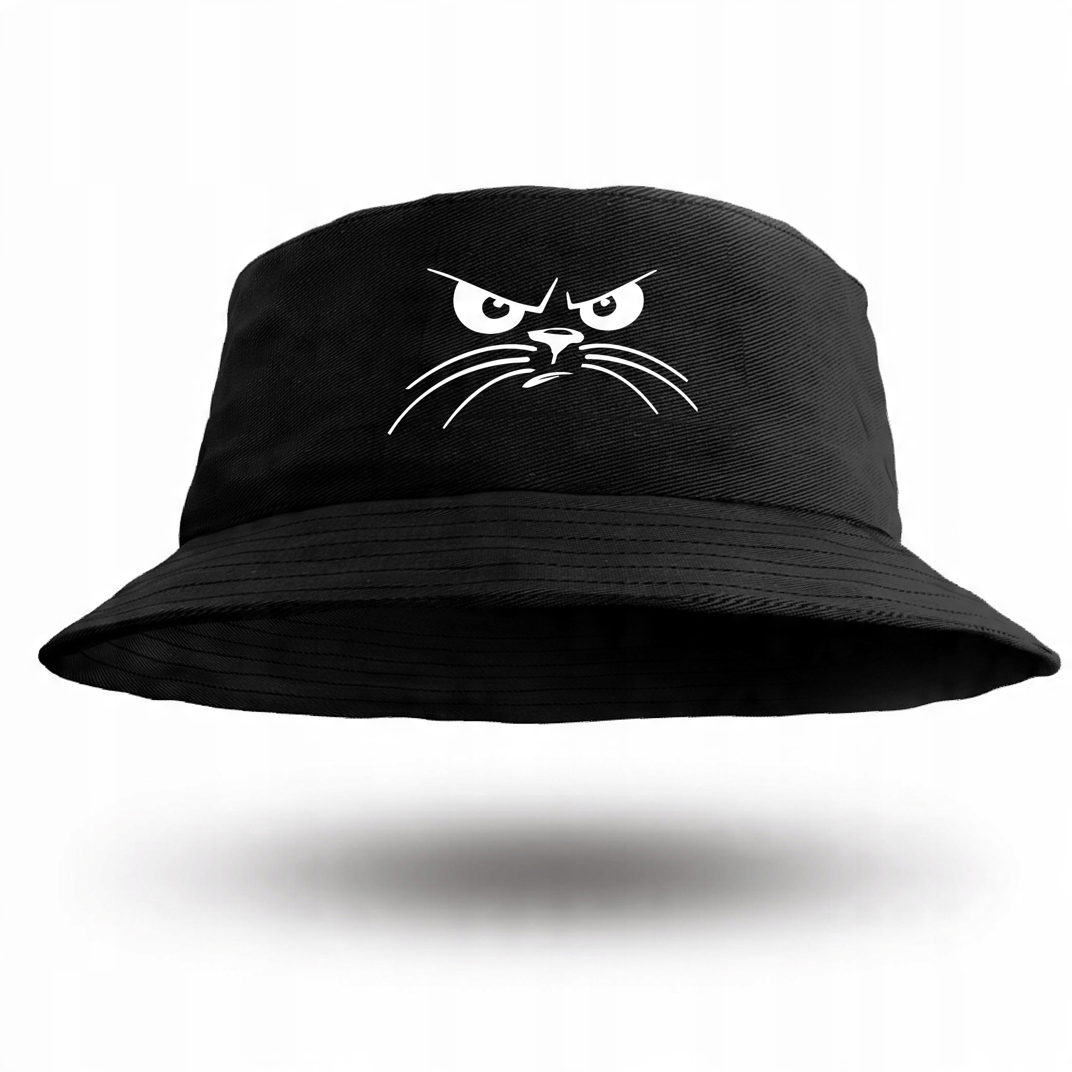 

Bucket Hat Cat Śmieszny Kot Kapelusz Rybacki Wzory