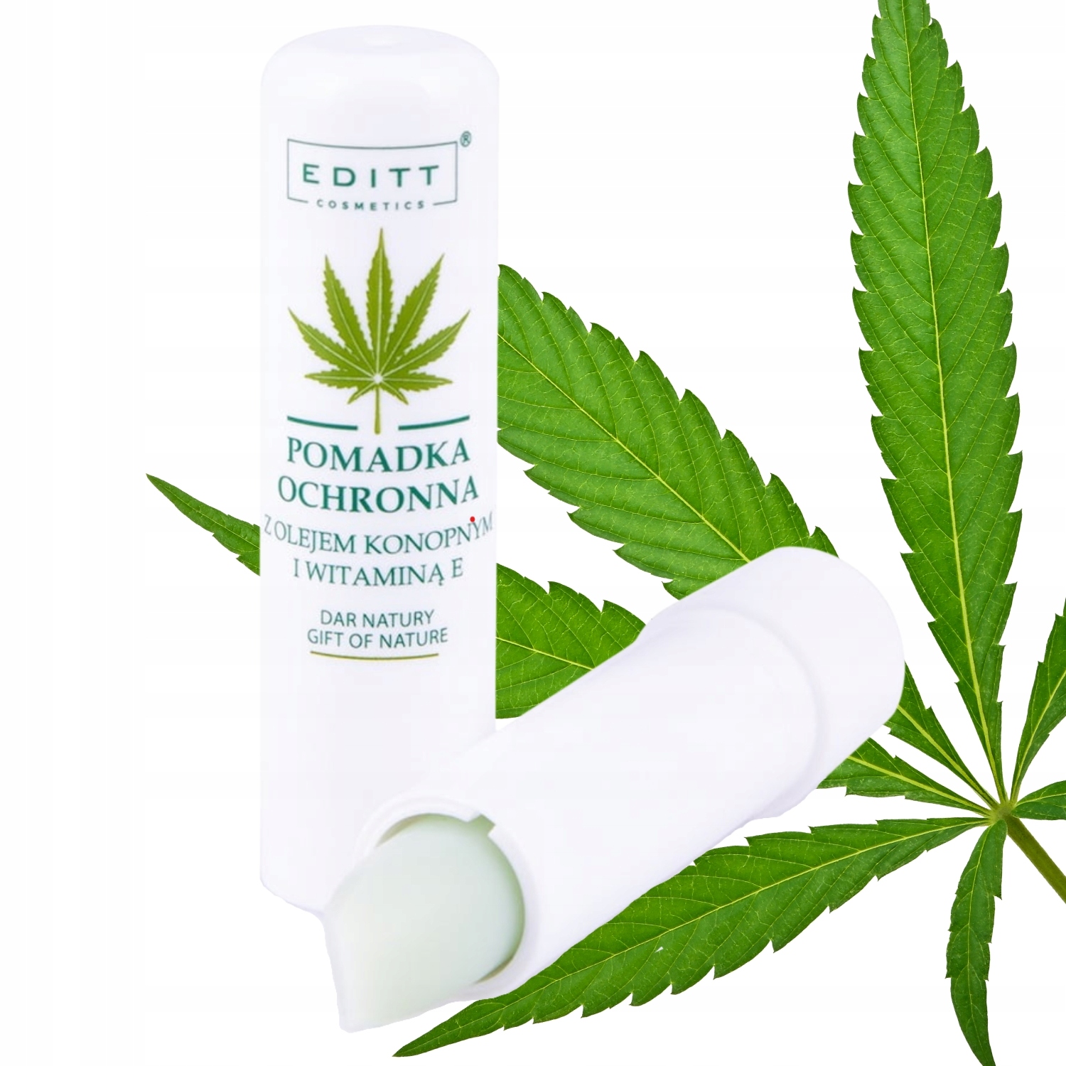 

Pomadka do Ust Ochronna Z Olejem Konopnym Editt