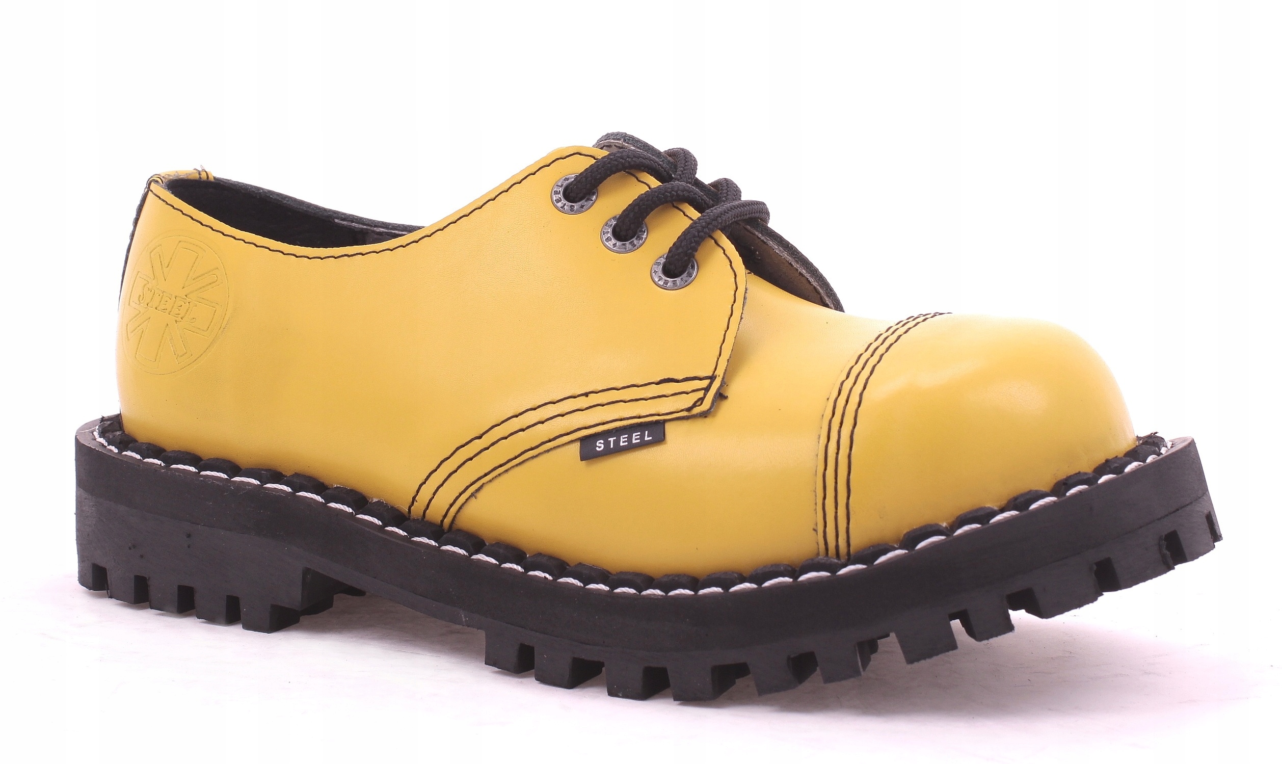 GLANY STEEL ŻÓŁTE 3-DZIURY 101/O/F.YEL 40