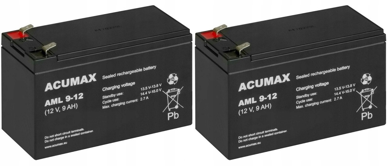 RBC142 RBC 142 #142 ZESTAW AKUMULATORÓW PAKIET BATERII UPS APC 2x AML 9-12