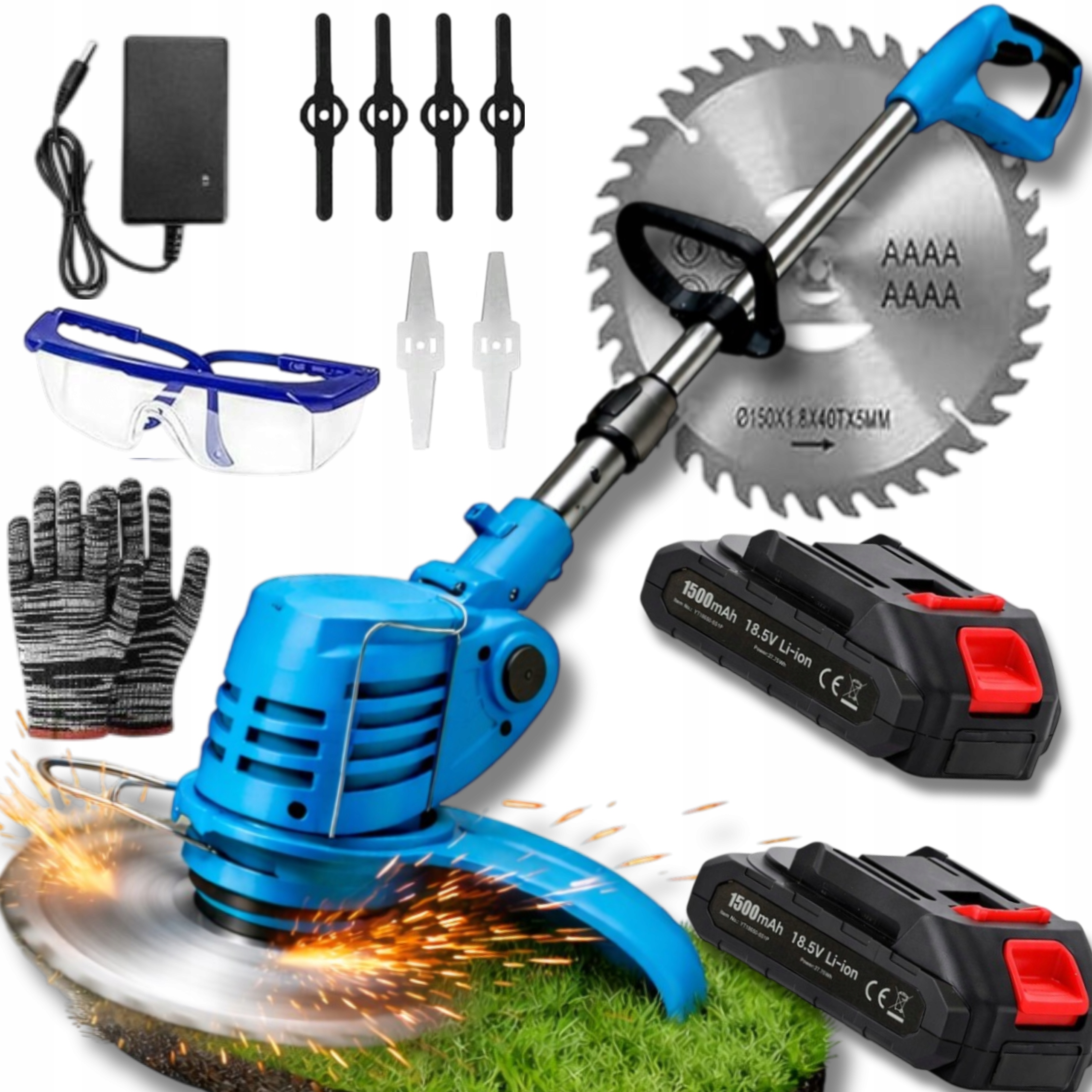 Aku Vyžínač Na Trávy Křovinořez Bezdrátový Výkonný Vyžínač