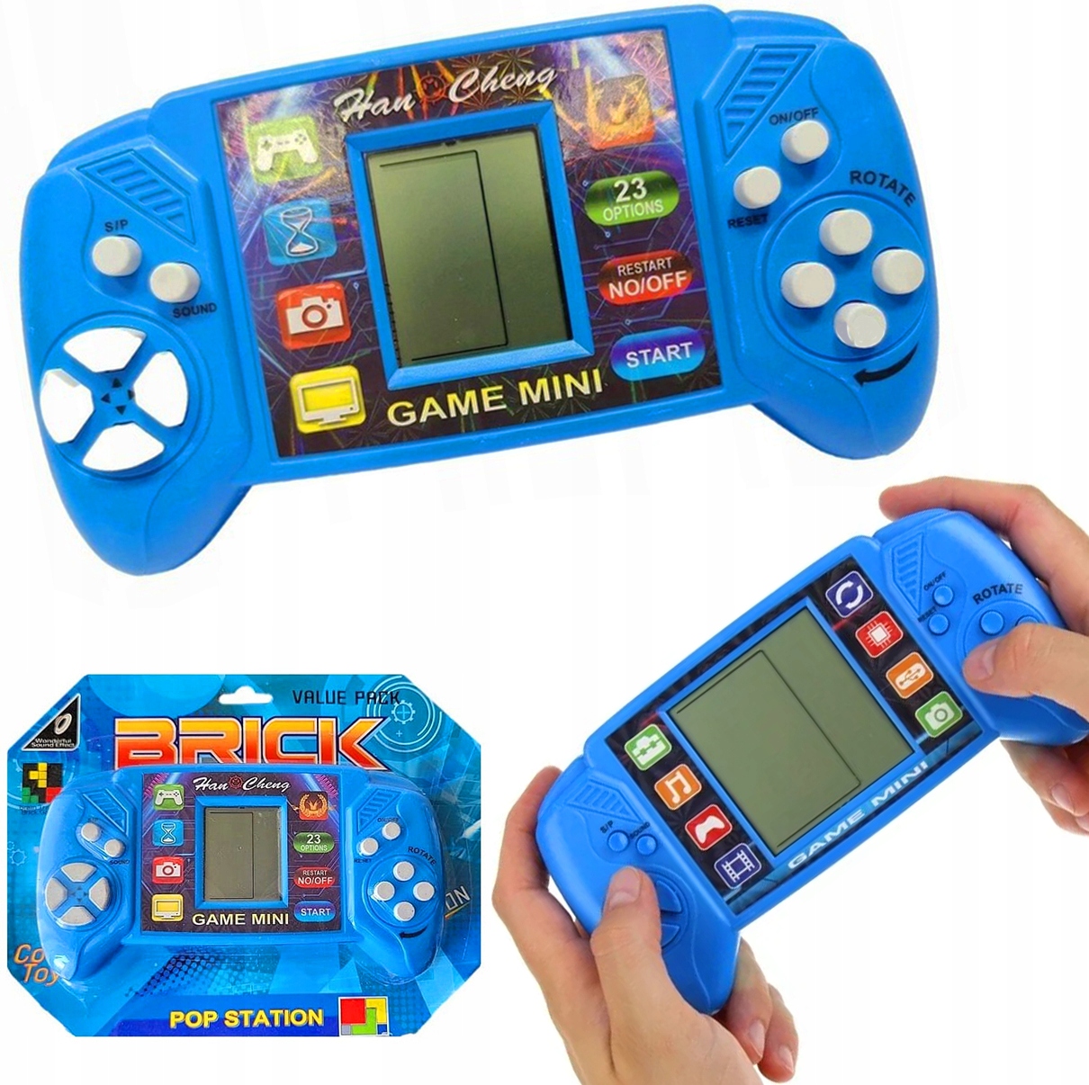 TETRIS GRA ELEKTRONICZNA RETRO NA PREZENT ZABAWKA ZRĘCZNOŚCIOWA DLA DZIECI Marka inna