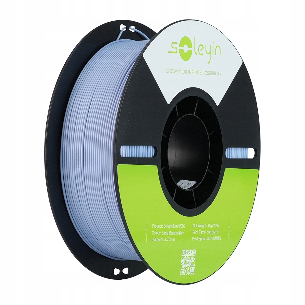Filament Creality Soleyin Basic Petg Snow Mountain Blue sada 12 kg