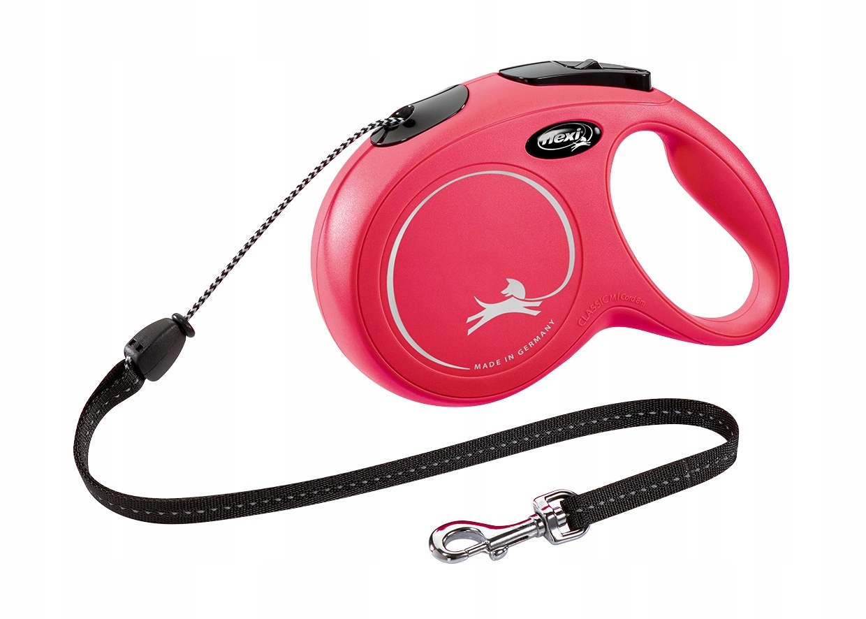 

Smycz automatyczna Flexi linka czerwona 5 m M 20kg