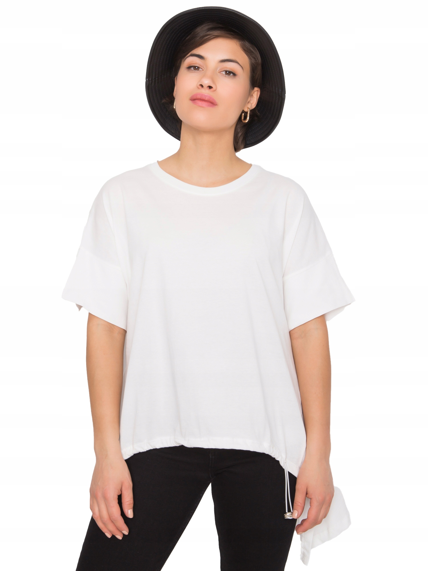 

Gładka Koszulka damska T-shirt bawełniana - L