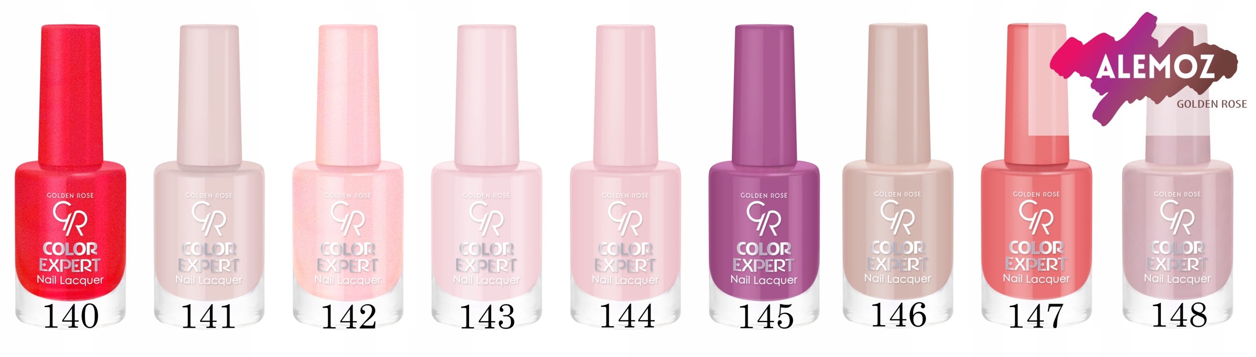 Golden Rose COLOR EXPERT NAIL Trwały Lakier 605 Właściwości do zdobień