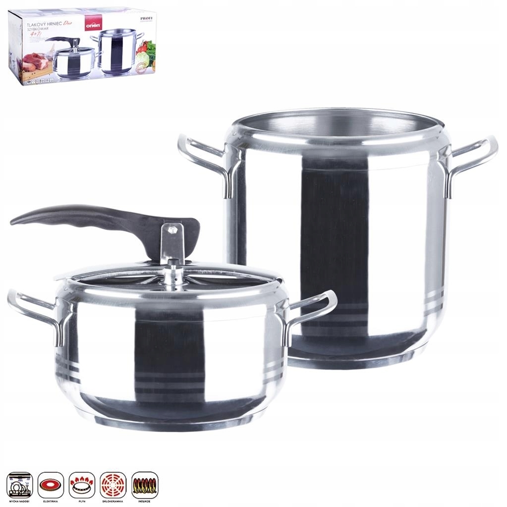SZYBKOWAR ZESTAW 7L +4L INDUKCJA STAL JAKOŚĆ ORION
