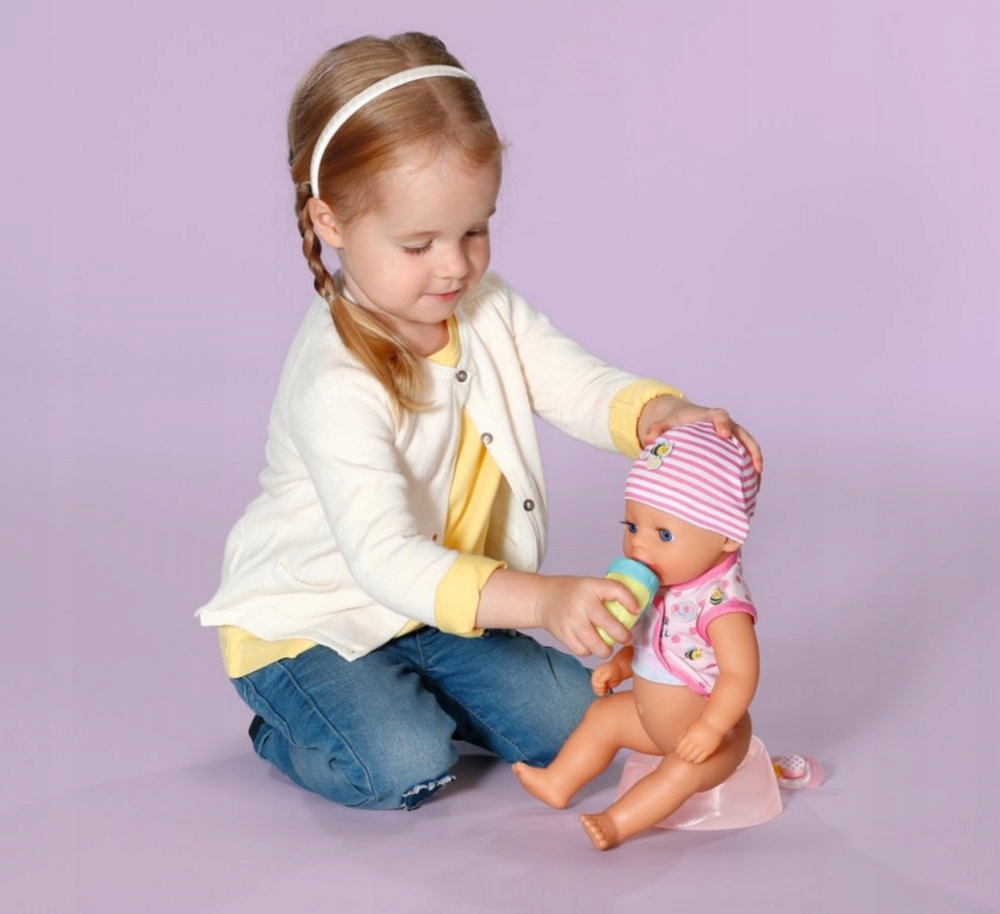 Baby born Lalka Interaktywna Lena 7 Funkcji Bobas Niemowlę Dziewczynka Wysokość produktu 36 cm