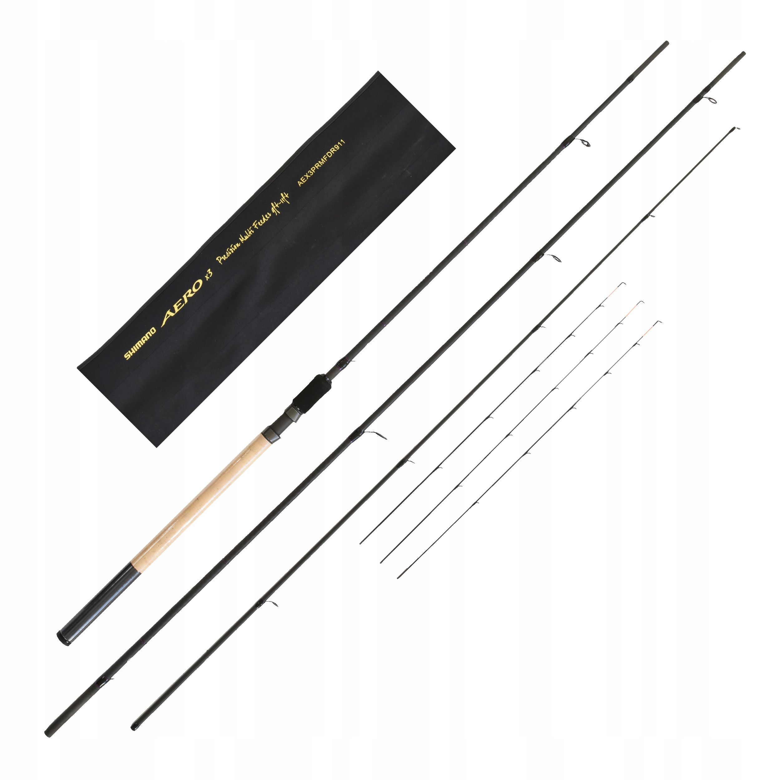 Wędka gruntowa feederowa Shimano Aero X3 Precision Feeder 2.74-3.05m 0-50g