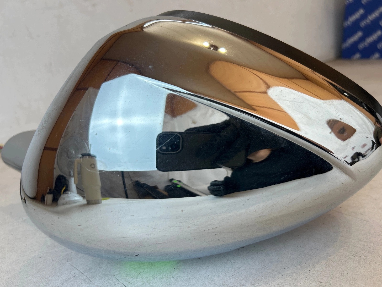 mirror front front left Citroen C4 Grand Picasso II Chrom 6 PIN UK