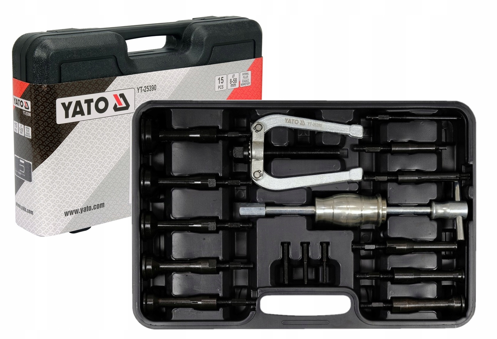 СЪЕМНИК ДЛЯ ВНУТРЕННИХ ПОДШИПНИКОВ KPL YATO YT-25390