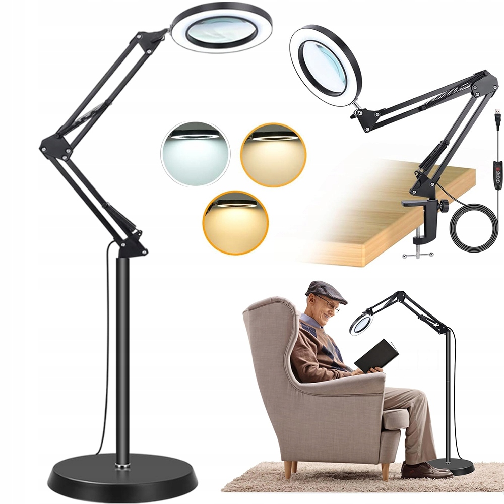 Led Kosmetická Lampa Sklo Na Řasy Umění Nehtů A Světla